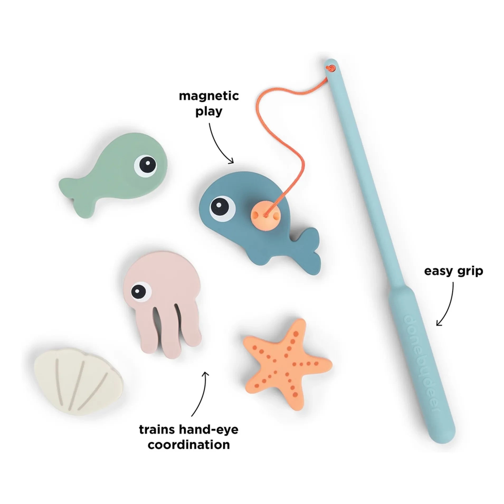 Done by Deer - Sea Friends Bath Fishing Game
