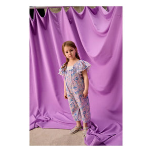 Louise Misha - Irene Fleurie Organic Cotton Romper | Purple