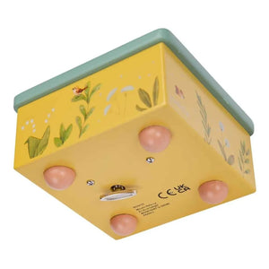 Moulin Roty - Trois Petits Lapins Music Box | Light Blue
