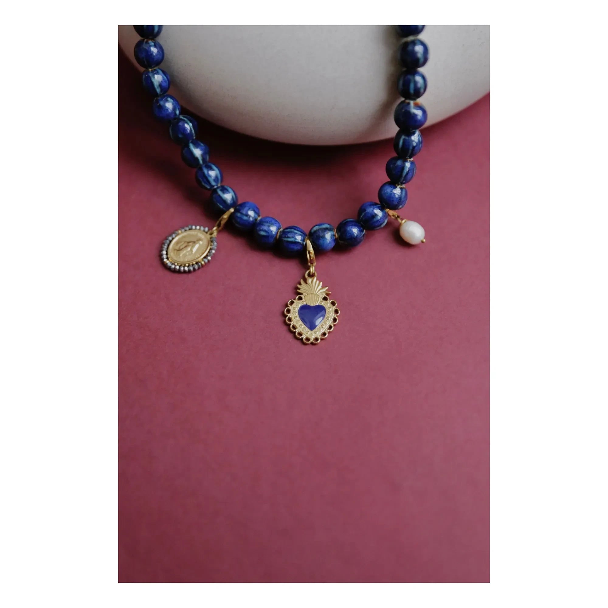 Palas - Seria 2 Necklace | Blue