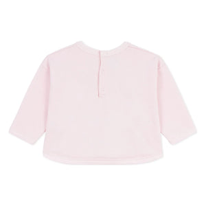 Petit Bateau - Sweat Heart Organic Cotton | Light Pink