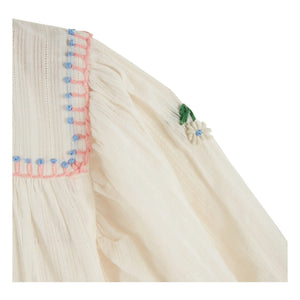 Emile et Ida - Embroidered Blouse | Cream