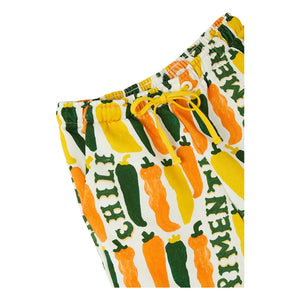 Fabula - Peppers Fleece Shorts | Yellow