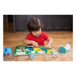 Crocodile Creek - Let's Begin Jungle Puzzle - 10-Piece Box