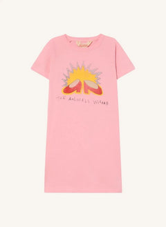 The Animals Observatory - Gorilla Jersey Dress | Pink