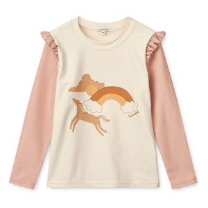 Liewood - Tenley Recycled Fiber UV Protective T-Shirt | Peach