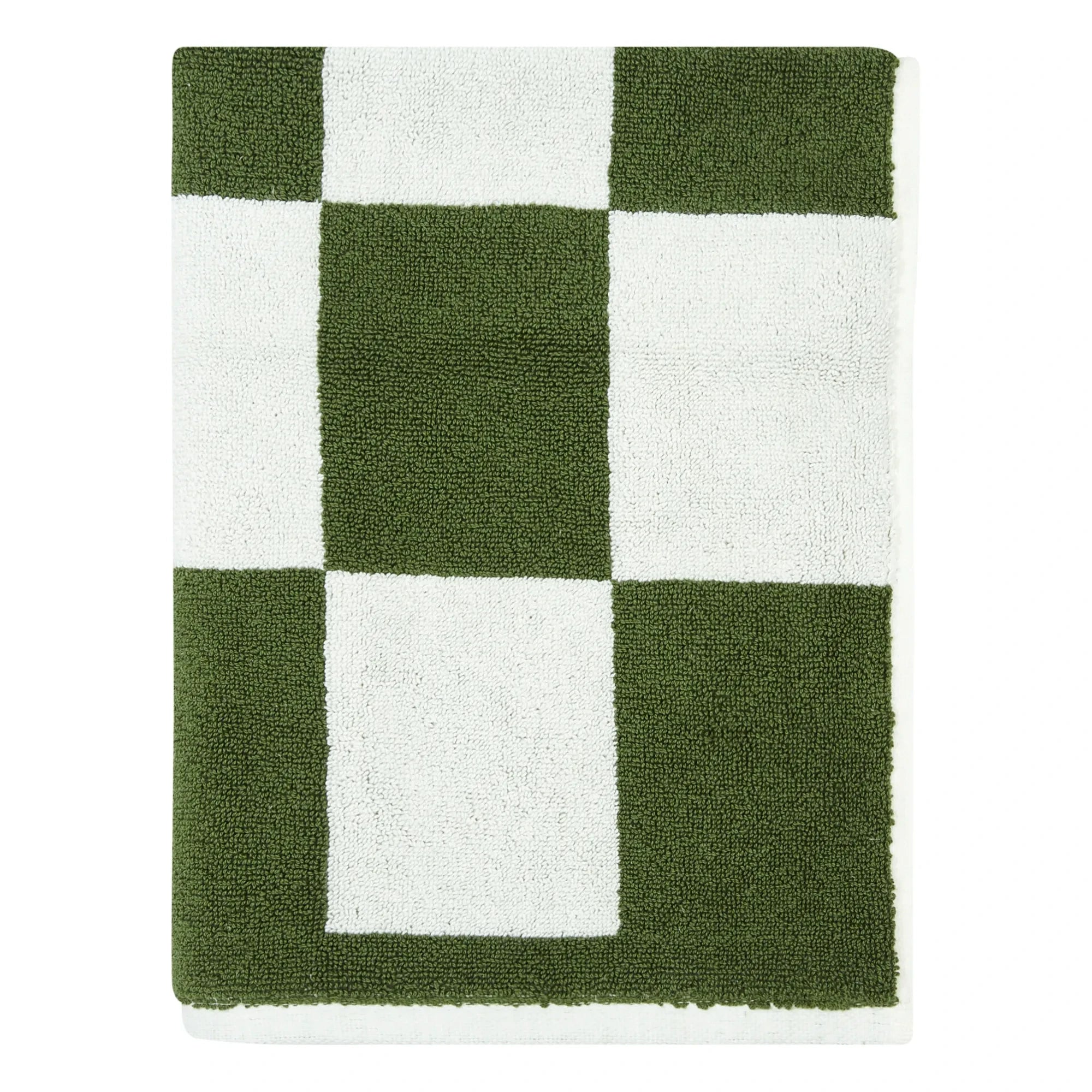 Hay - Checkerboard Bathroom Mat | Matcha Green