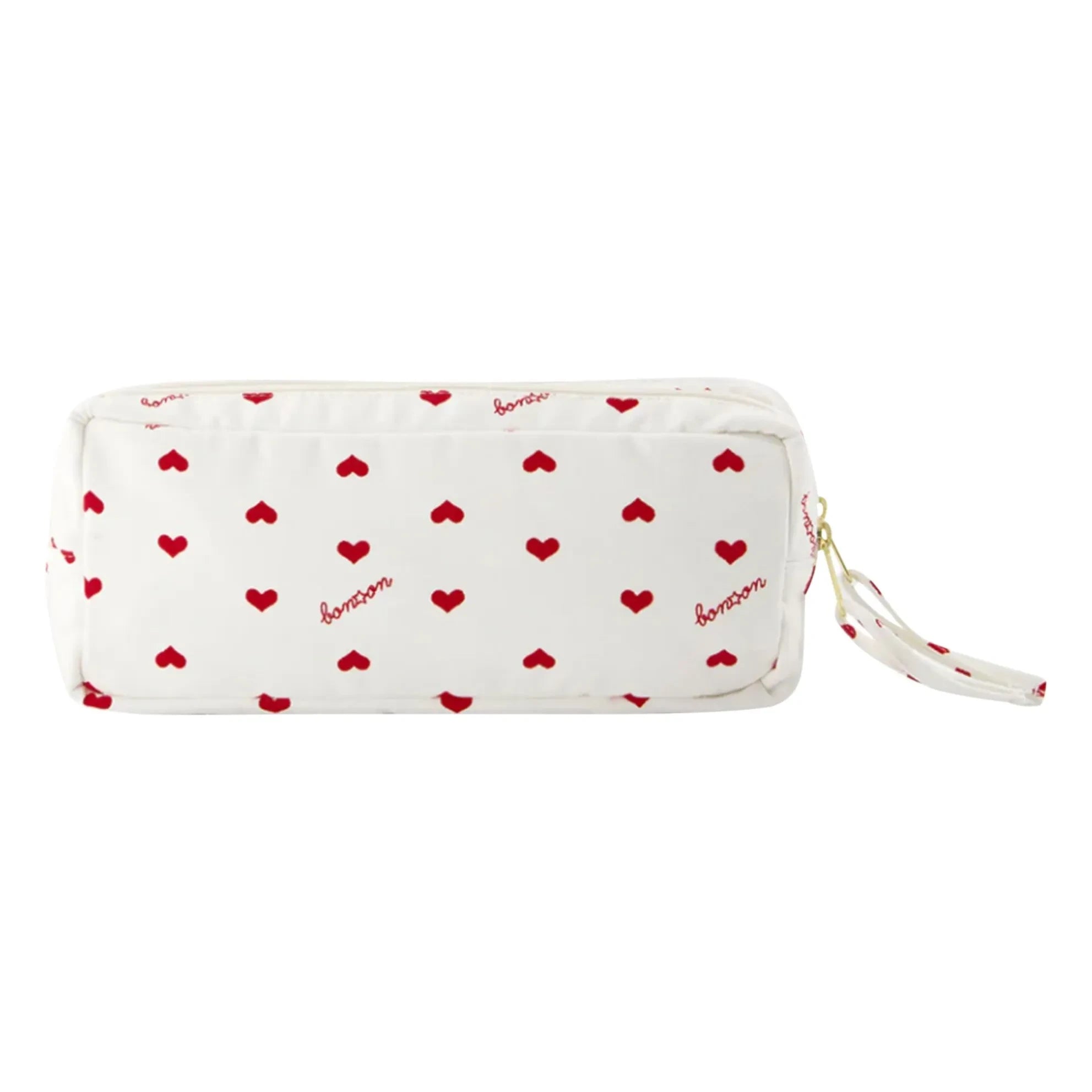 Bonton - Heart Pattern School Set | Ecru