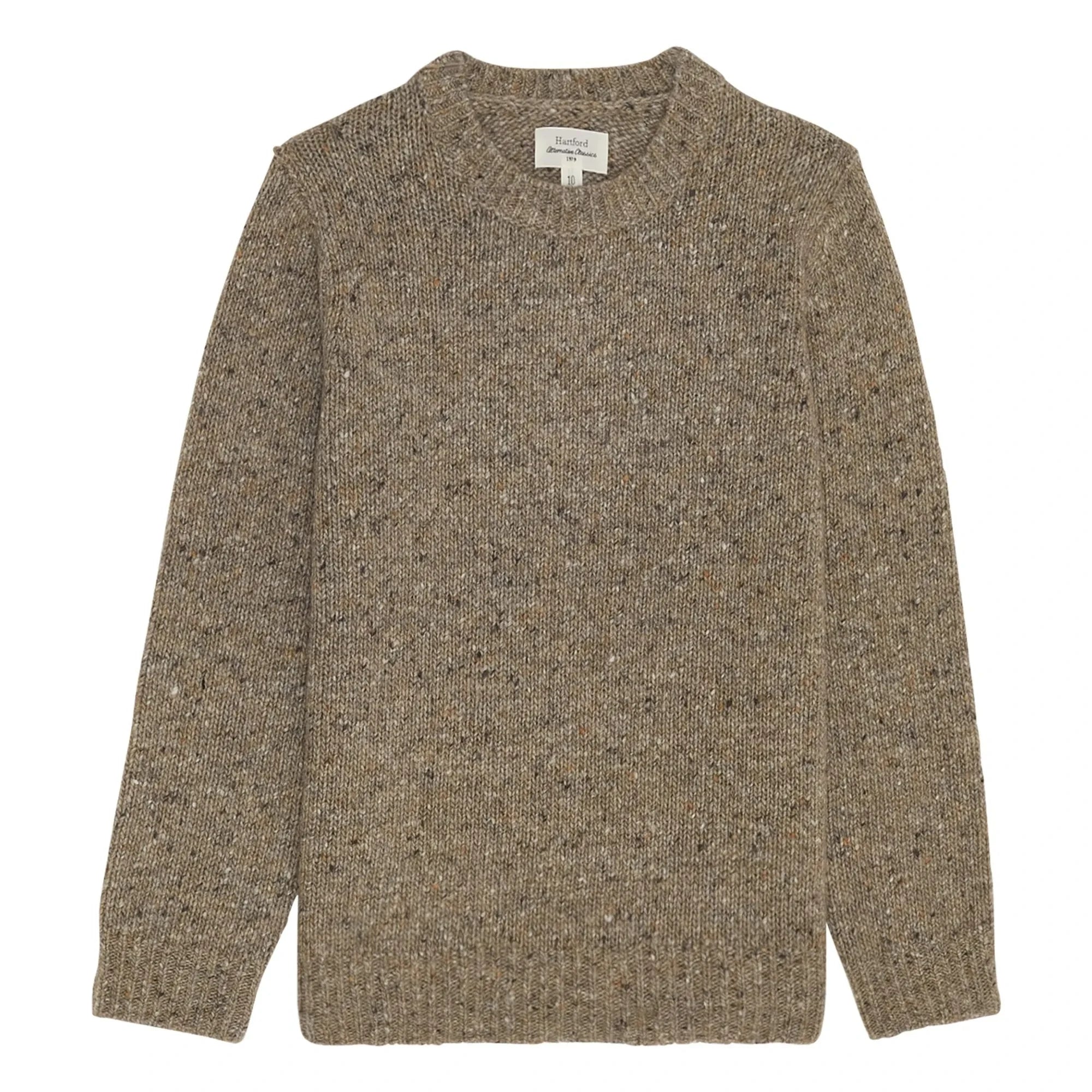Hartford - Donegal Alpaca Sweater | Merled Khaki