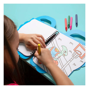 Omy - Stickered Dino Coloring Book