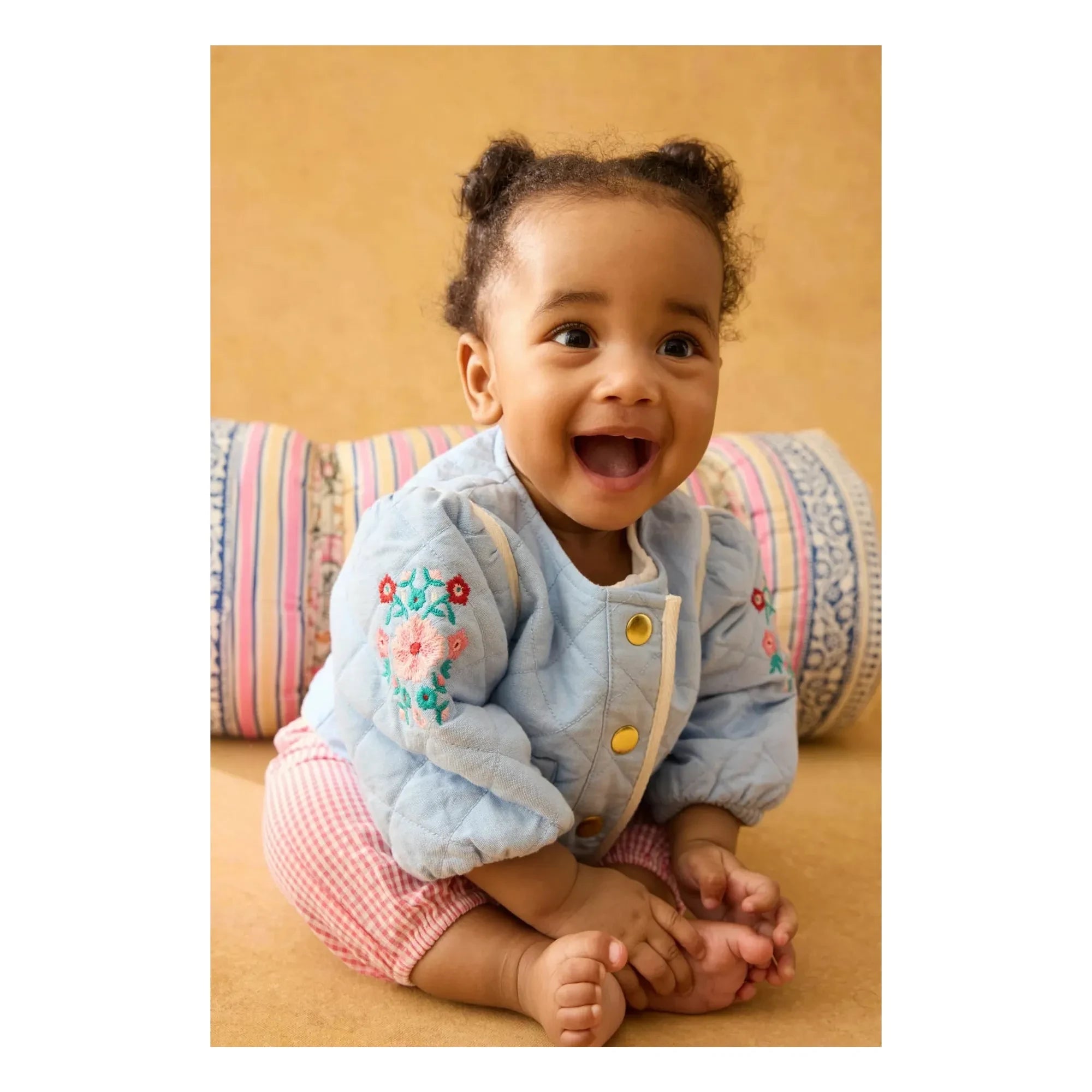 Louise Misha - Joulia Organic Cotton Jacket | Light Blue