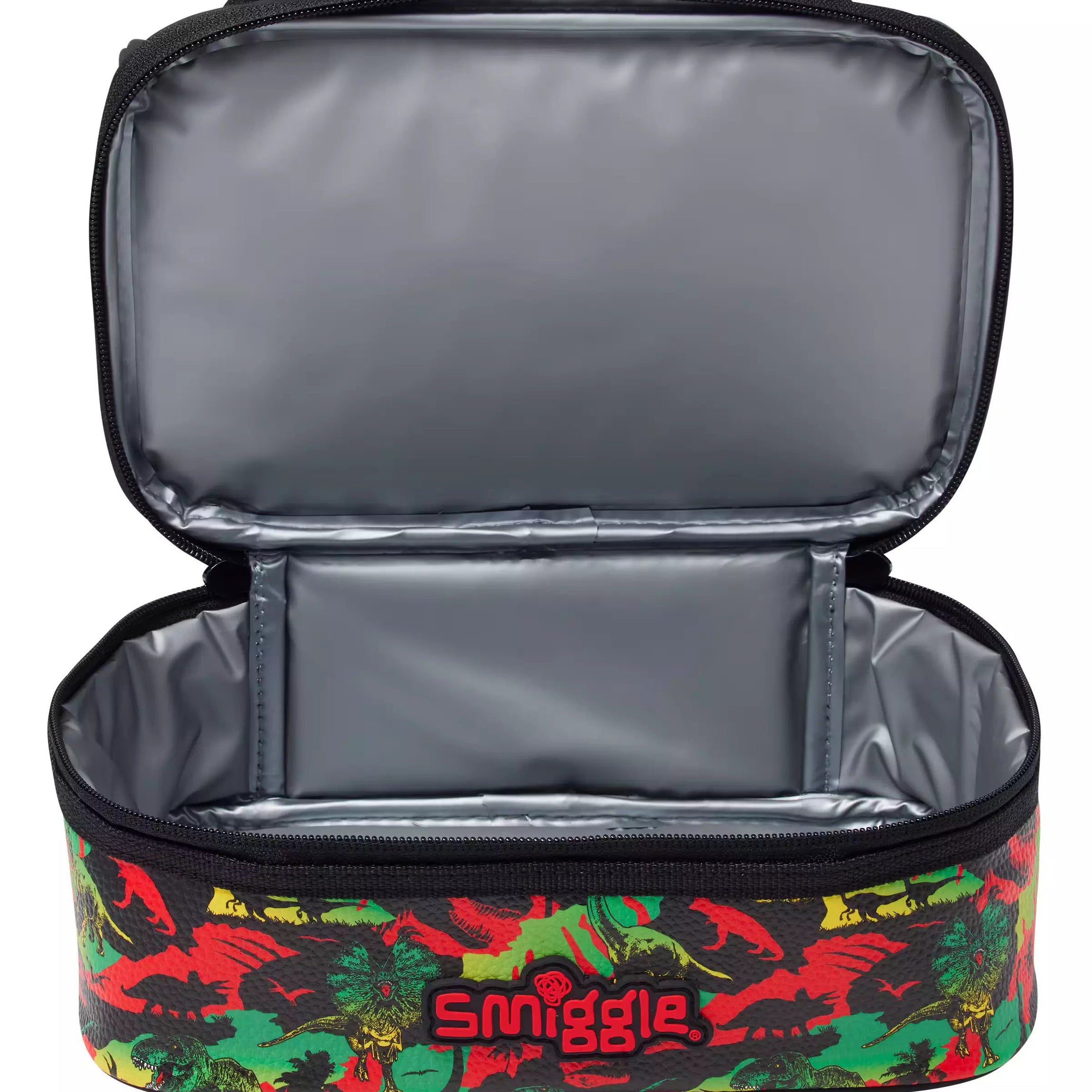 Smiggle - Jurassic Park Çift Katlı Beslenme Çantası-Dinossi