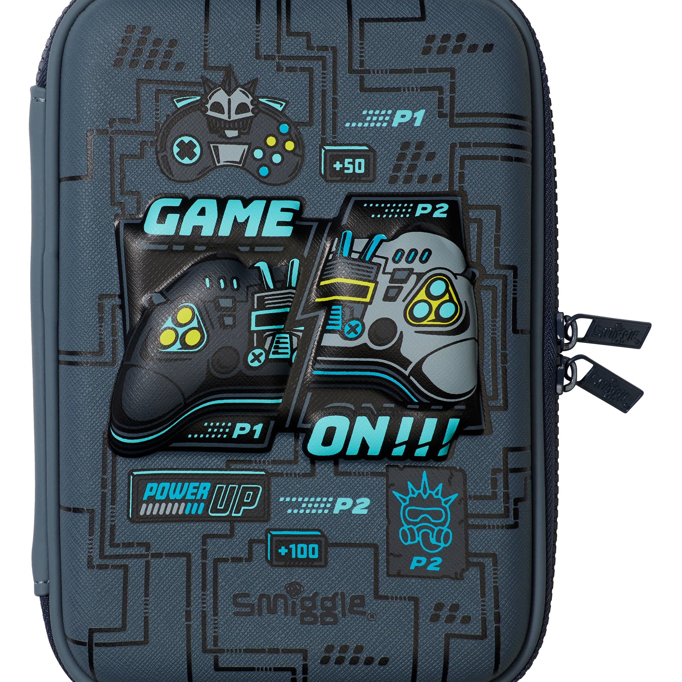 Smiggle - Epic Adventures Hardtop Kalem Kutusu-Dinossi