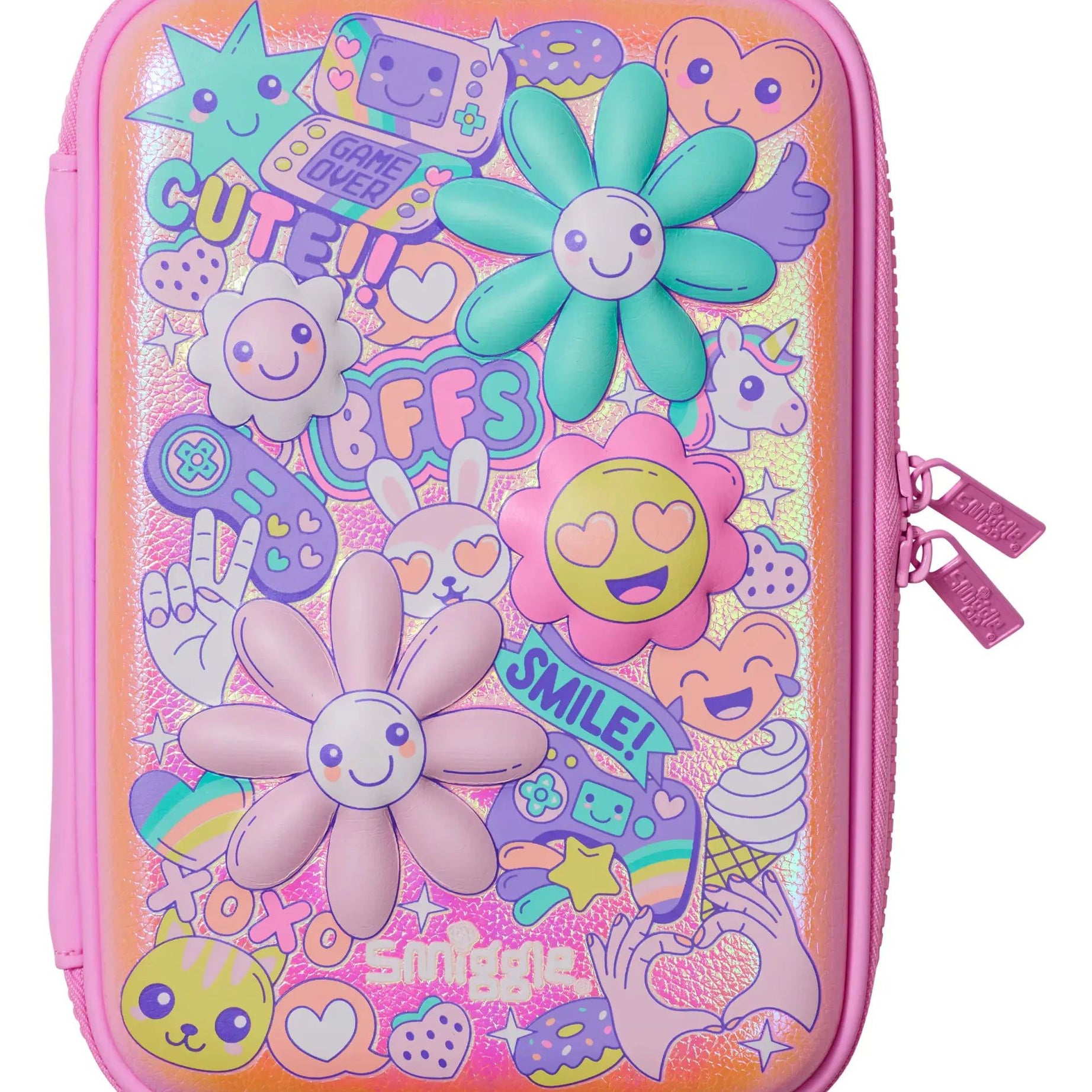 Smiggle - Epic Adventures Hardtop Kalem Kutusu-Dinossi
