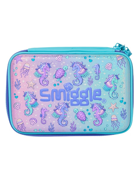 Smiggle - Epic Çift Gözlü Hardtop 3B Kalem Kutusu-Dinossi