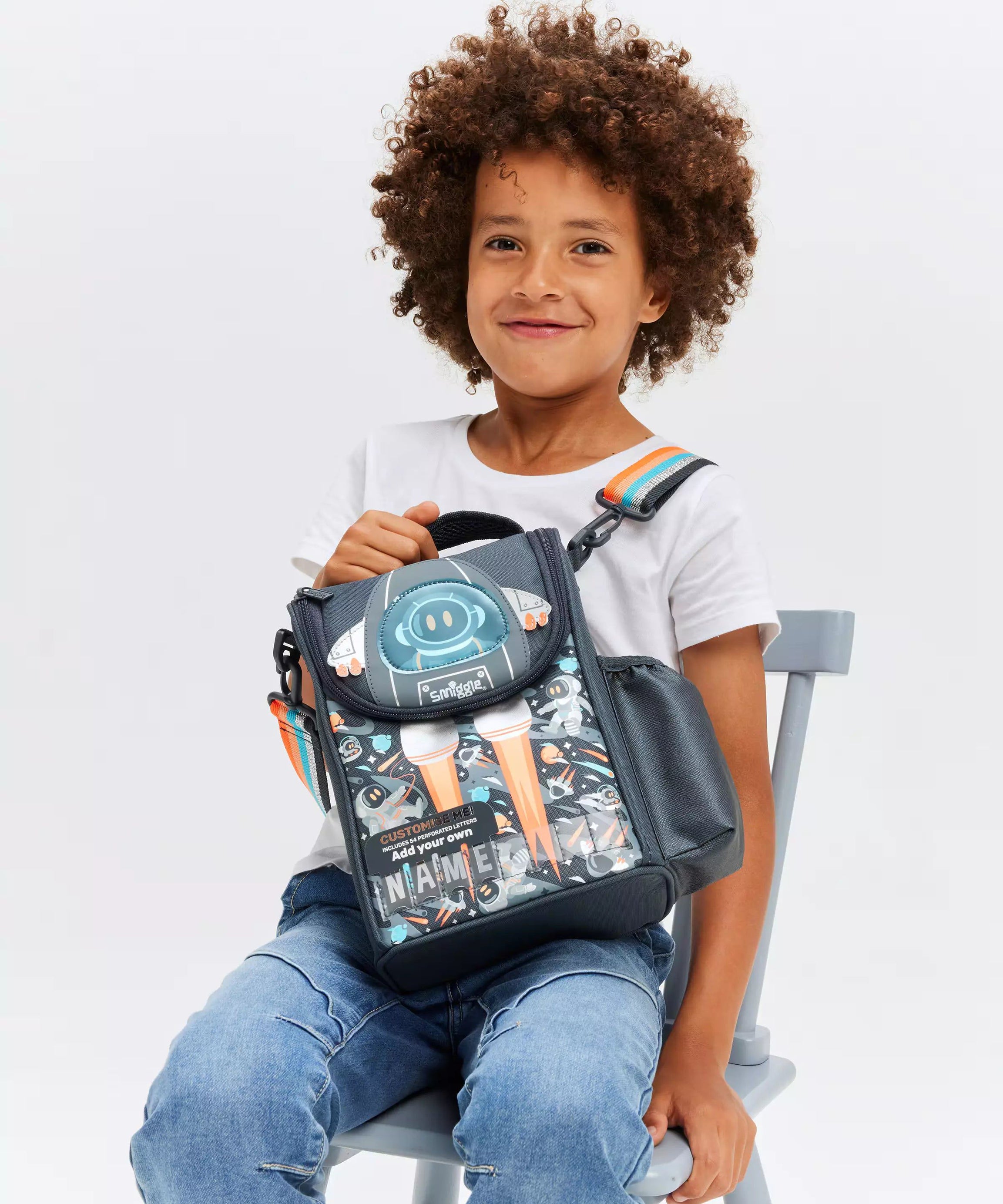 Smiggle -Blast Off Anaokulu Beslenme ve Gezi Çantası-Dinossi