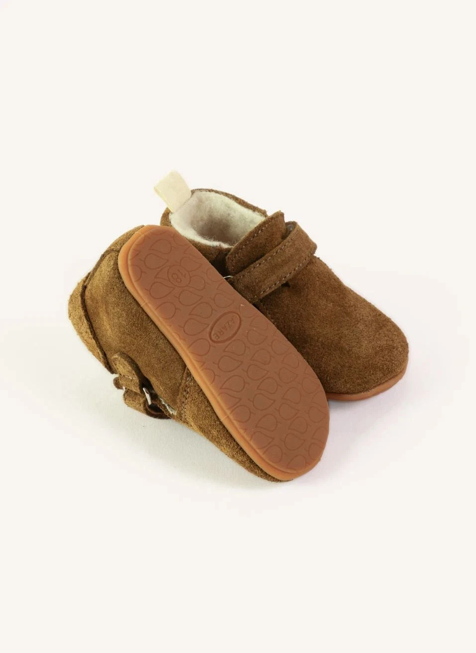 Lazare - Achille Lined Slippers | Olive Brown