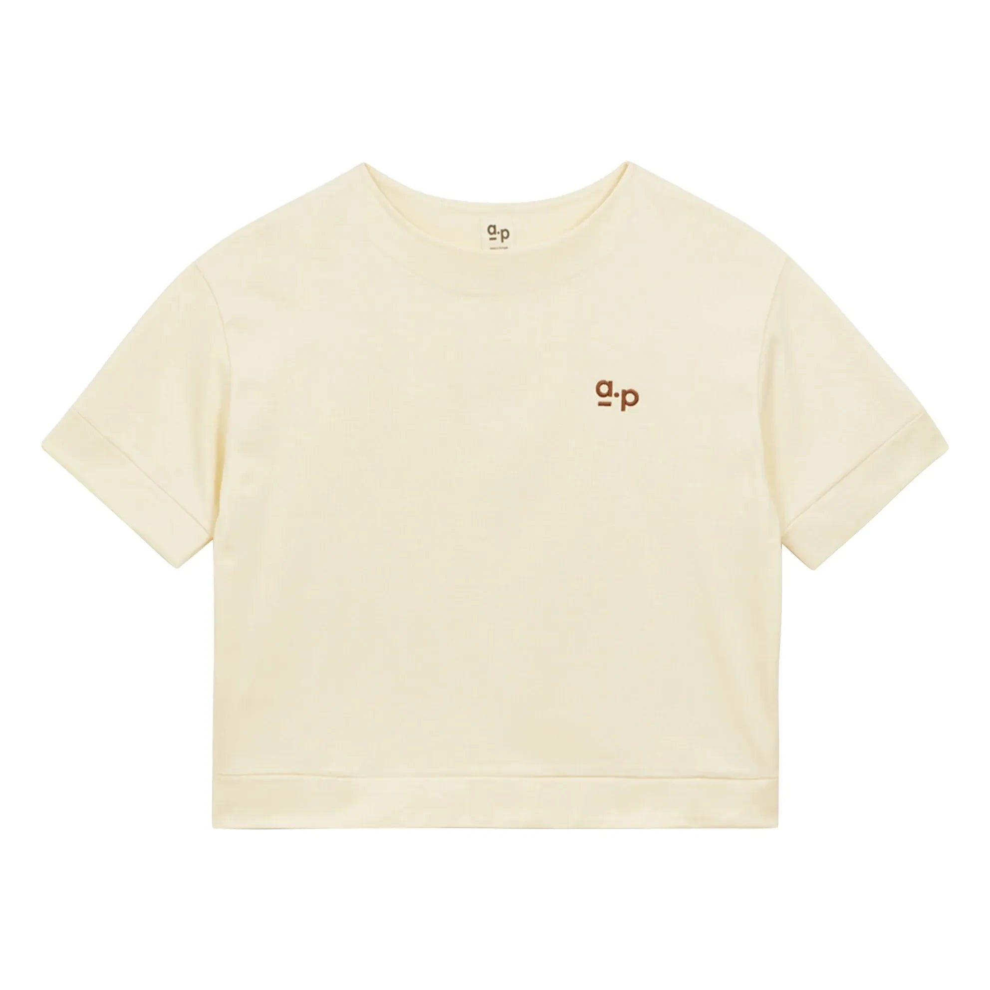 a.p - Jersey Organic Cotton T-Shirt | Ecru