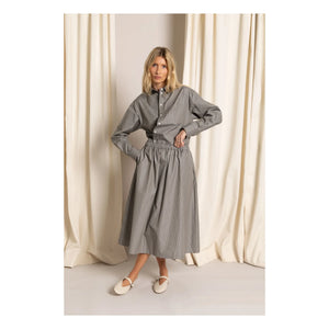 Smallable Woman - Bruna Striped Skirt | Grey