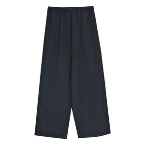 the new society - Melissa Linen Pants | Black