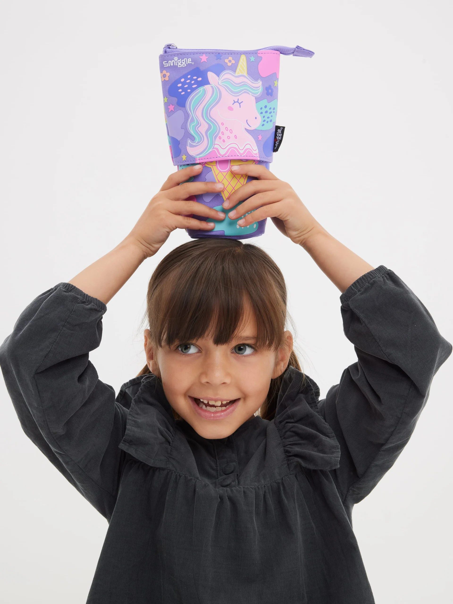 Smiggle - Happy Tales 2si 1 Arada Kalem Kutusu-Dinossi