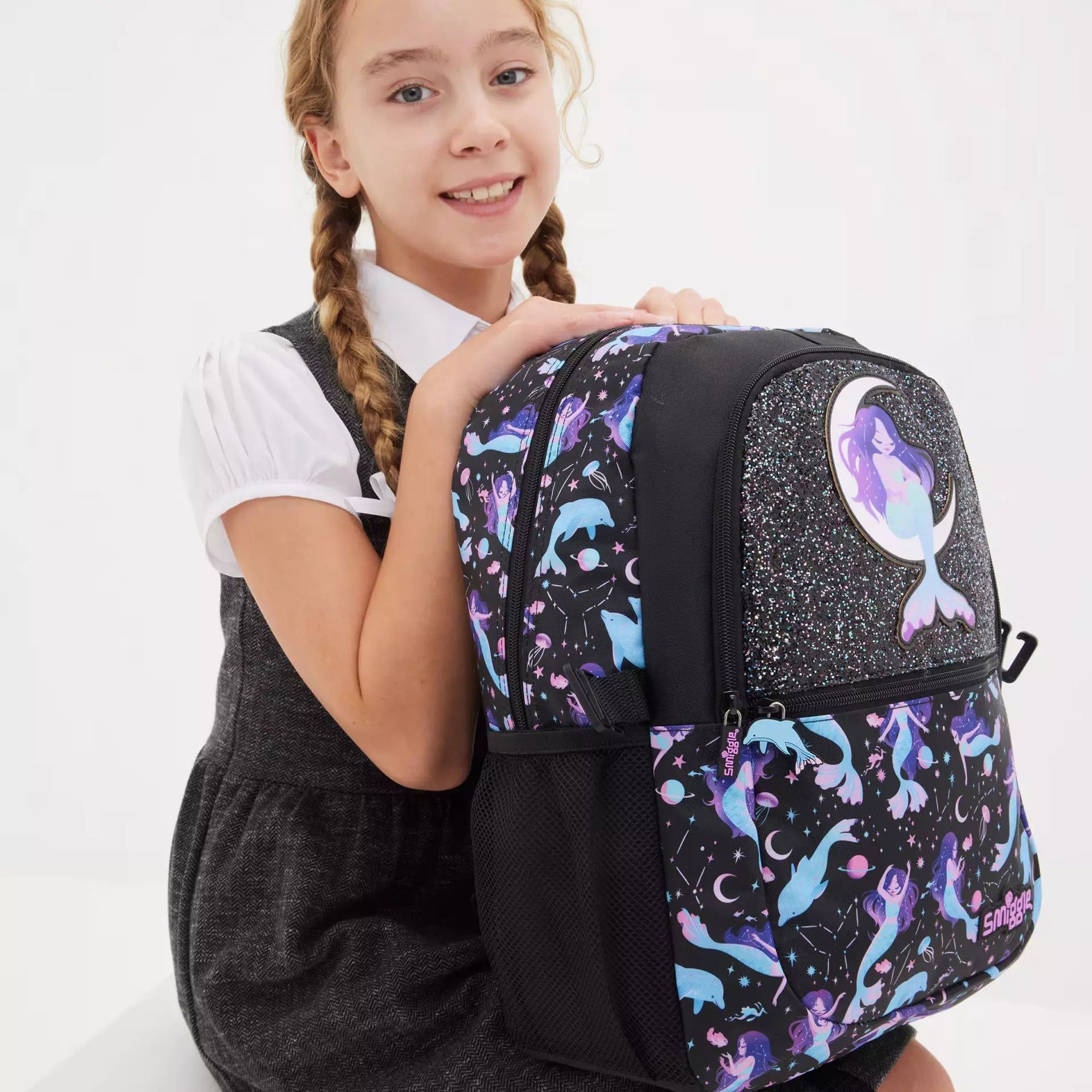 Smiggle – Limitless Klasik Okul Sırt Çantası-Dinossi