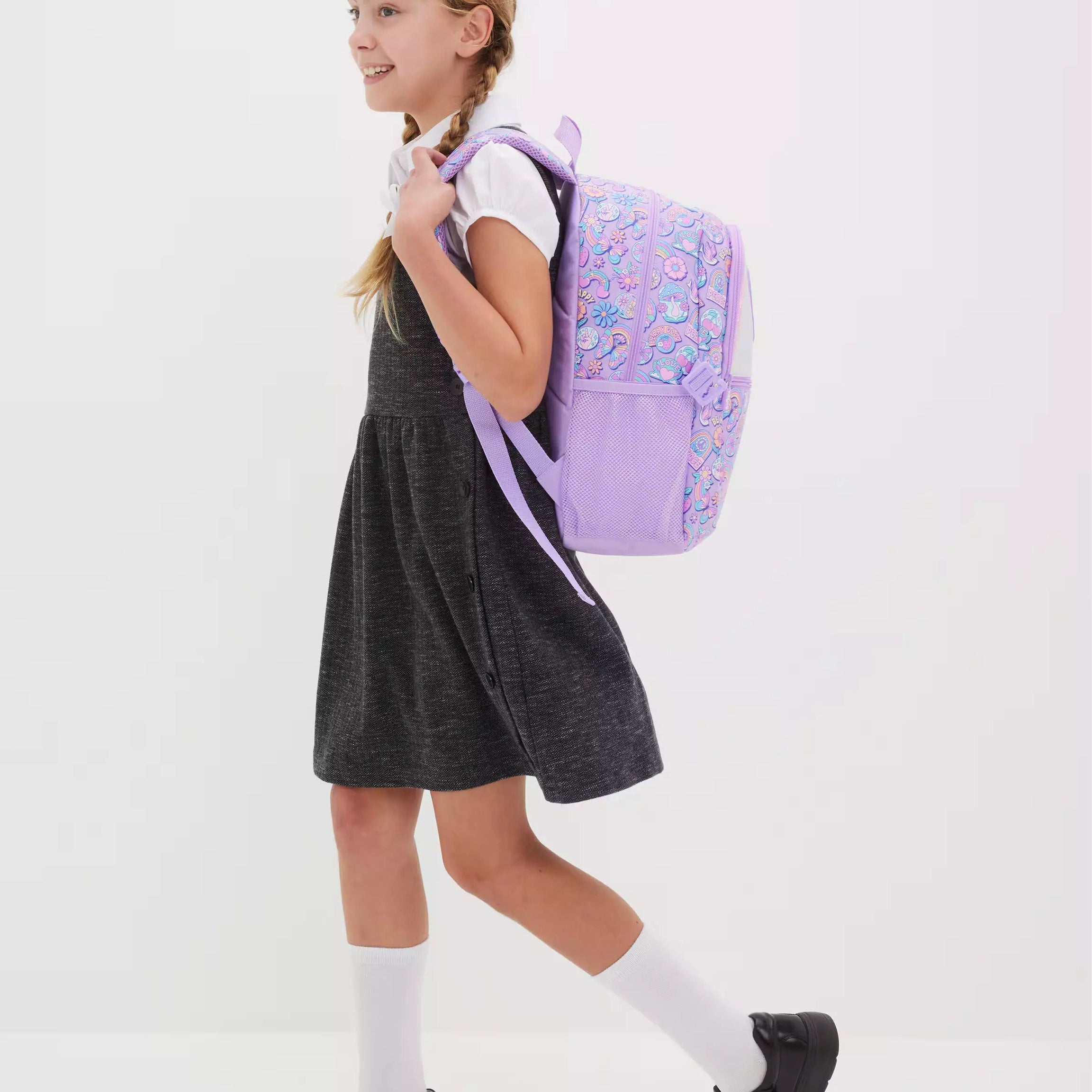 Smiggle – Limitless Klasik Okul Sırt Çantası-Dinossi