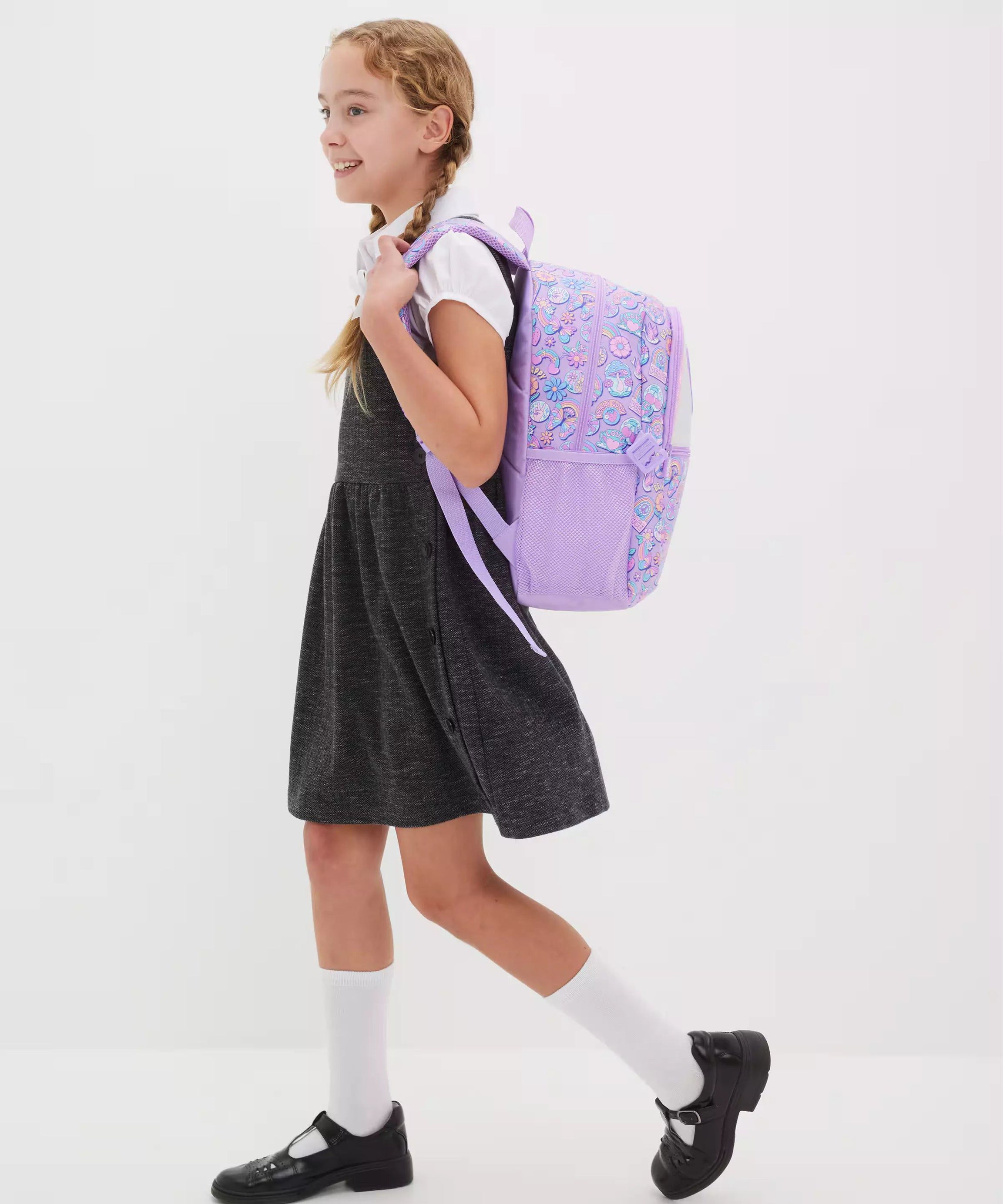 Smiggle – Limitless Klasik Okul Sırt Çantası-Dinossi