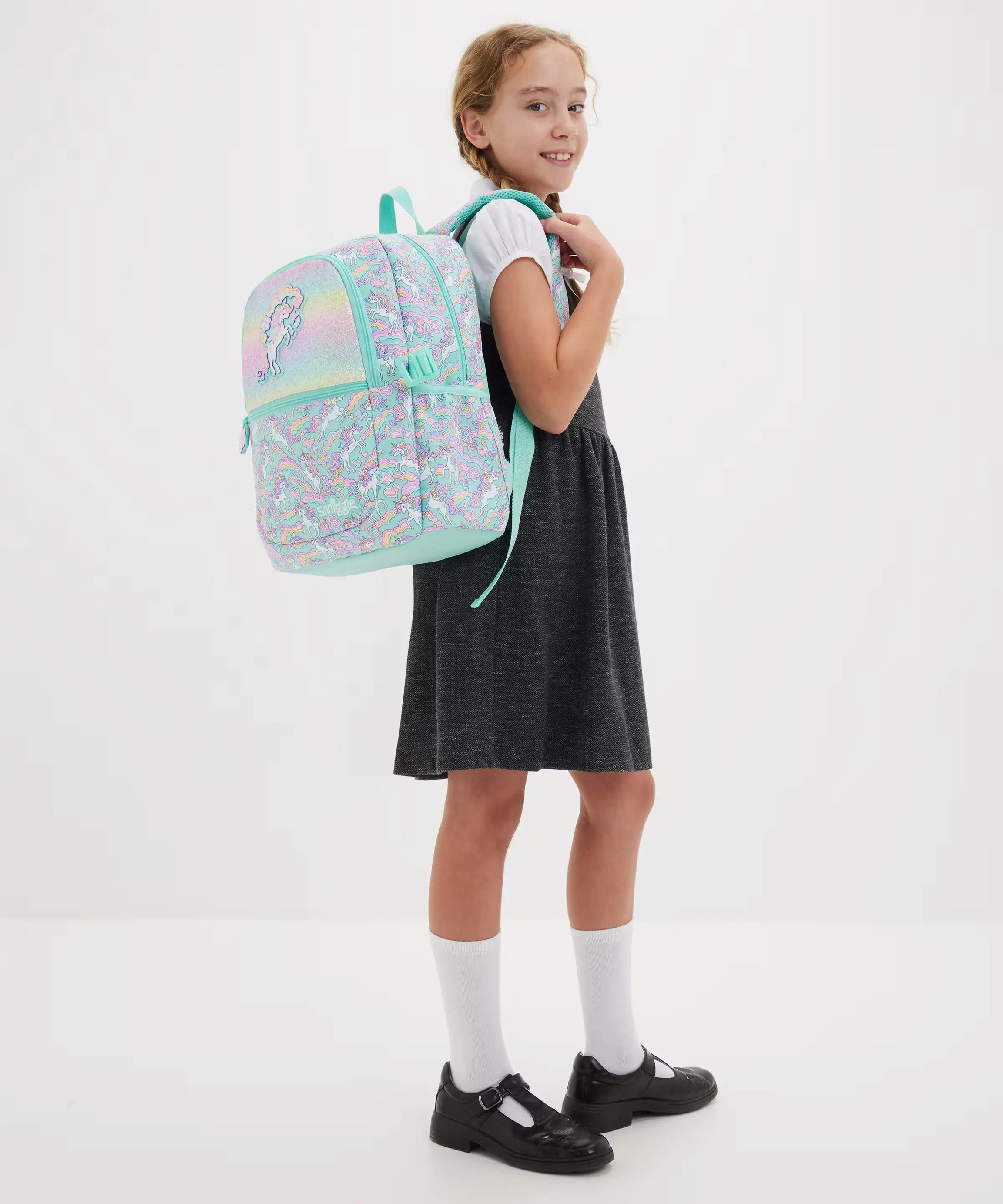 Smiggle – Limitless Klasik Okul Sırt Çantası-Dinossi