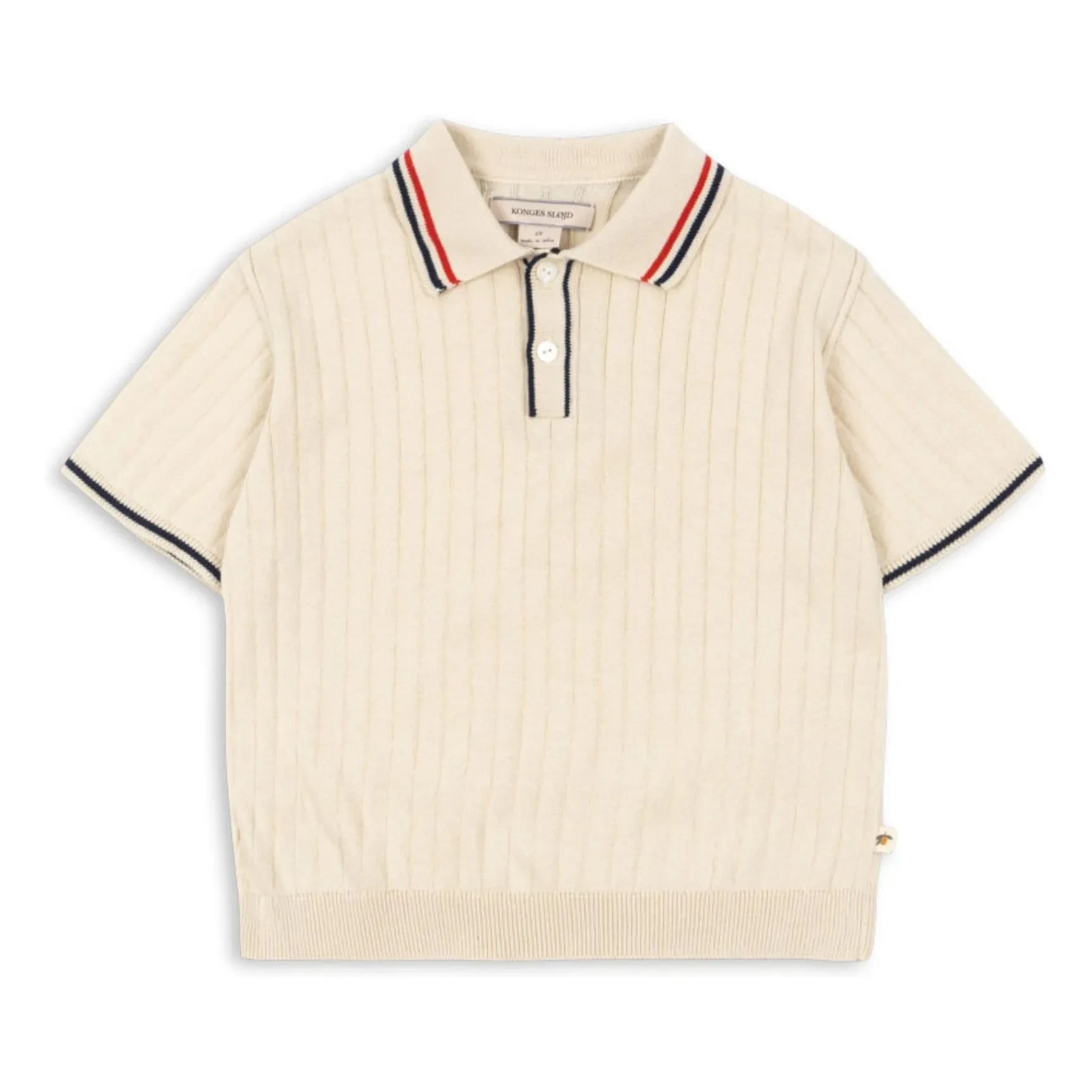 Konges Sløjd - Polo Mio Organic Cotton Knit | Ecru