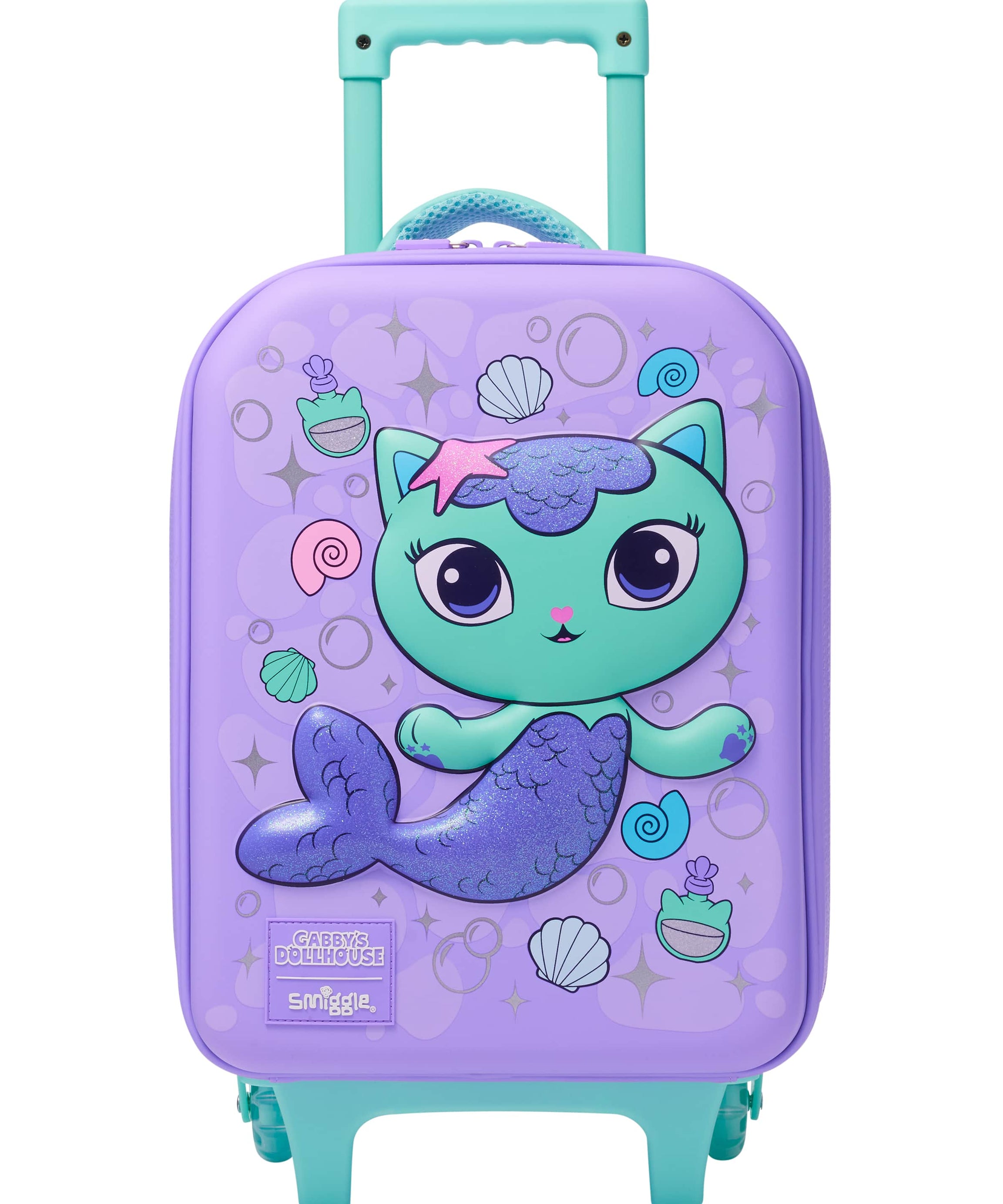 Smiggle - Gabbys Dollhouse Seyahat ve Okul Çekçekli Valiz Çantası-Dinossi