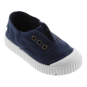 Victoria - Inglesia Elastic Lon Sneakers | Navy Blue