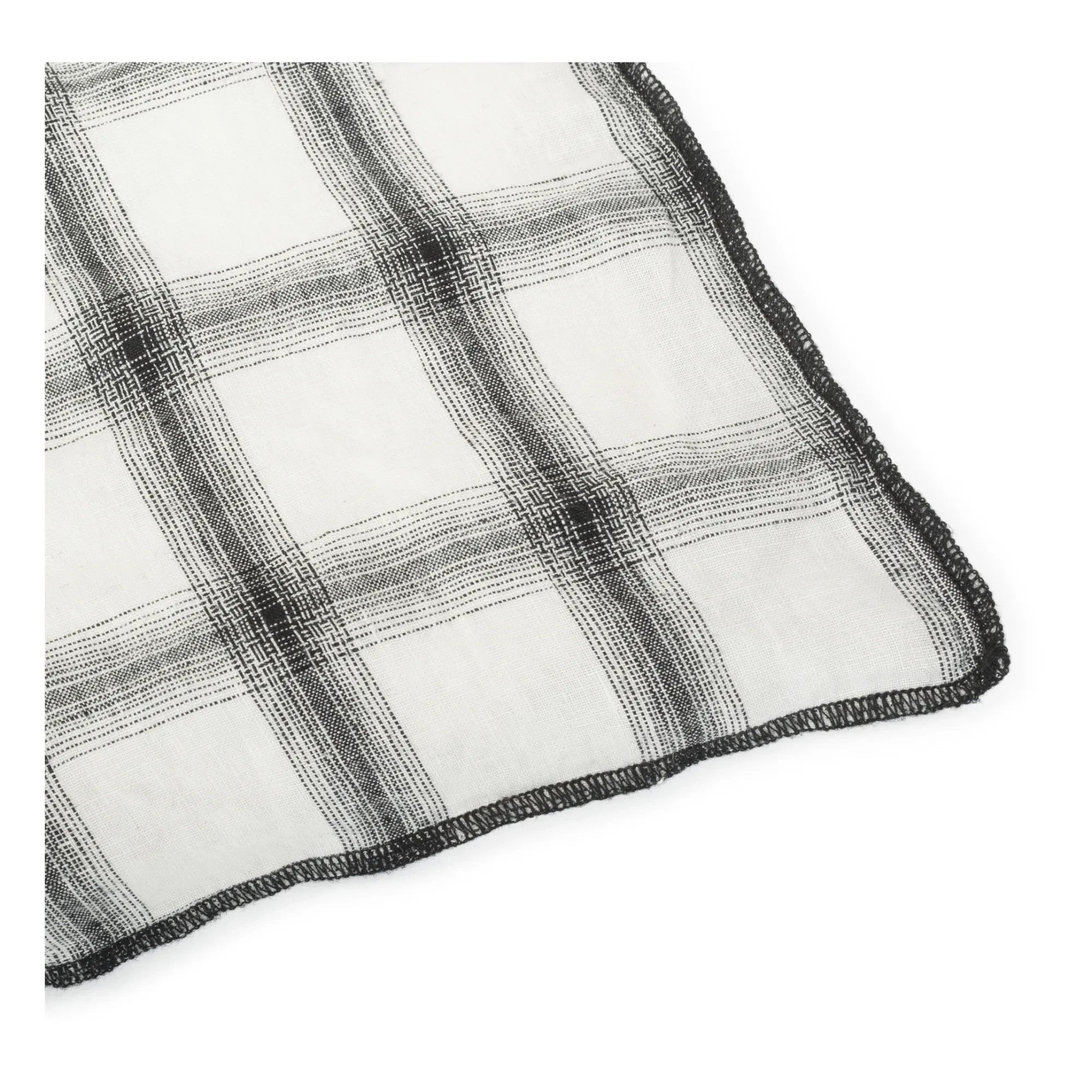 Le Monde Sauvage - Highland Washed Linen Duvet Cover | White