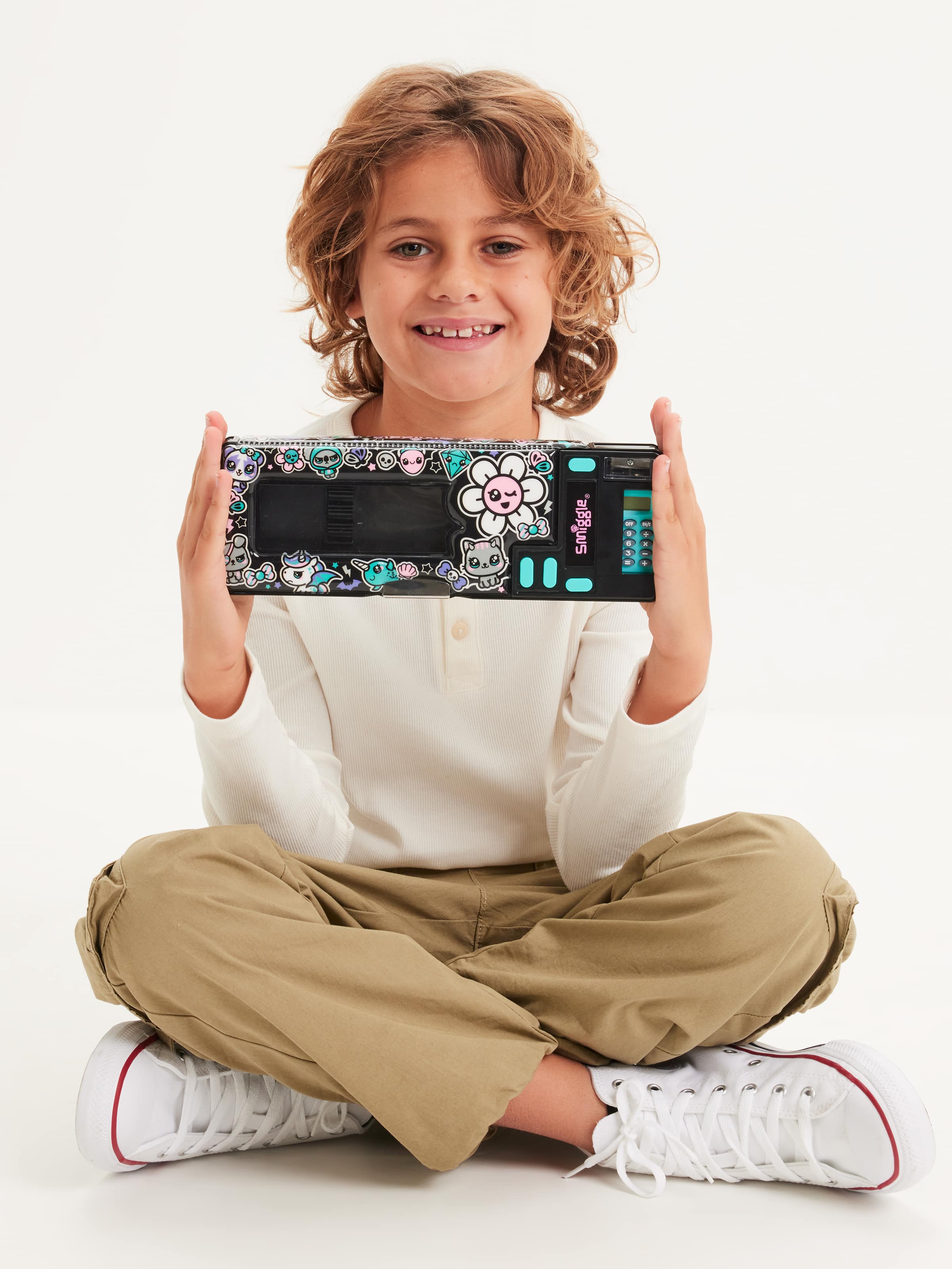 Smiggle - Trailblazer Hesap Makineli Otomatik Kalem Kutusu
