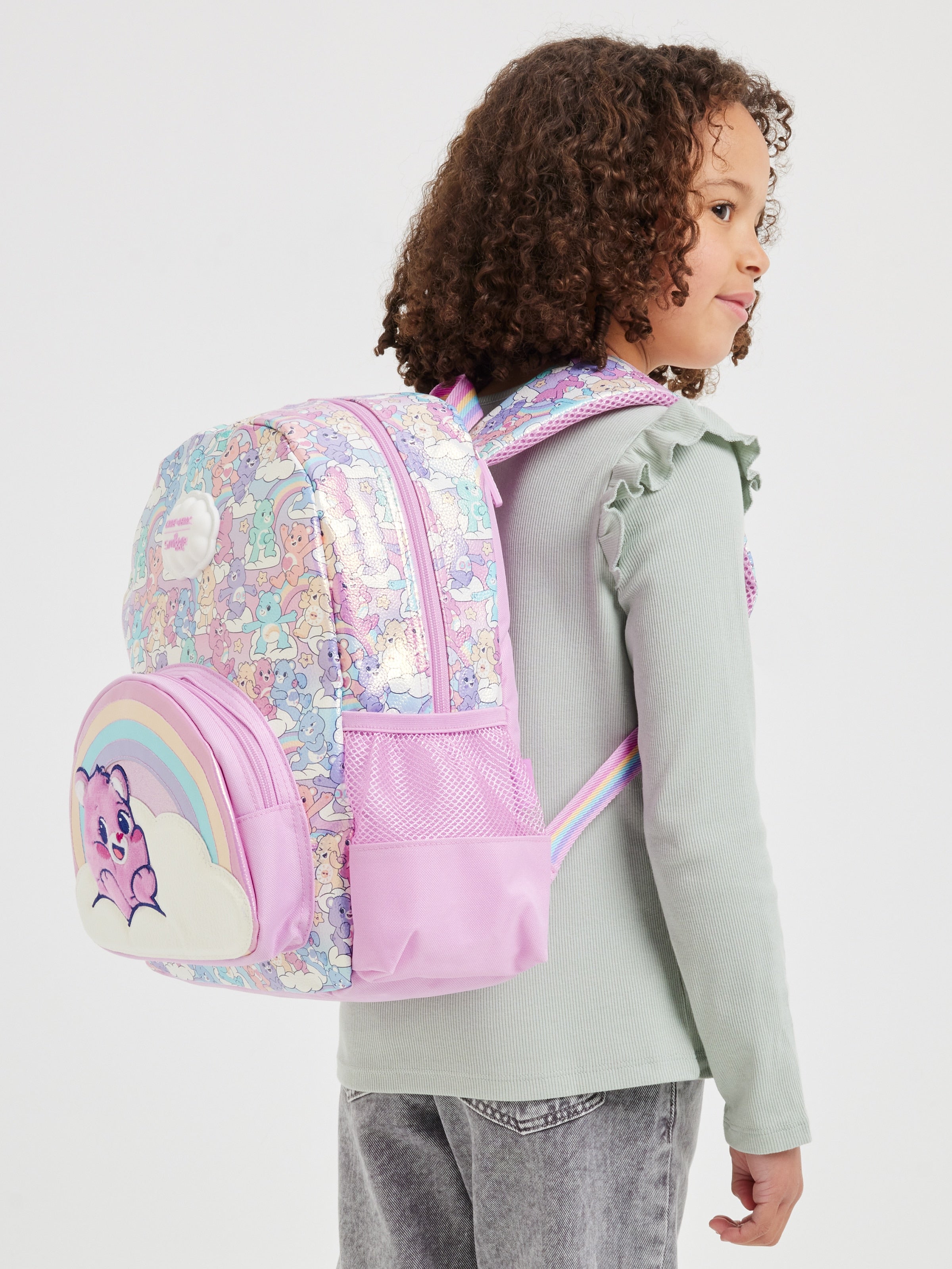 Smiggle - Care Bears Hooded Kindergarten Backpack