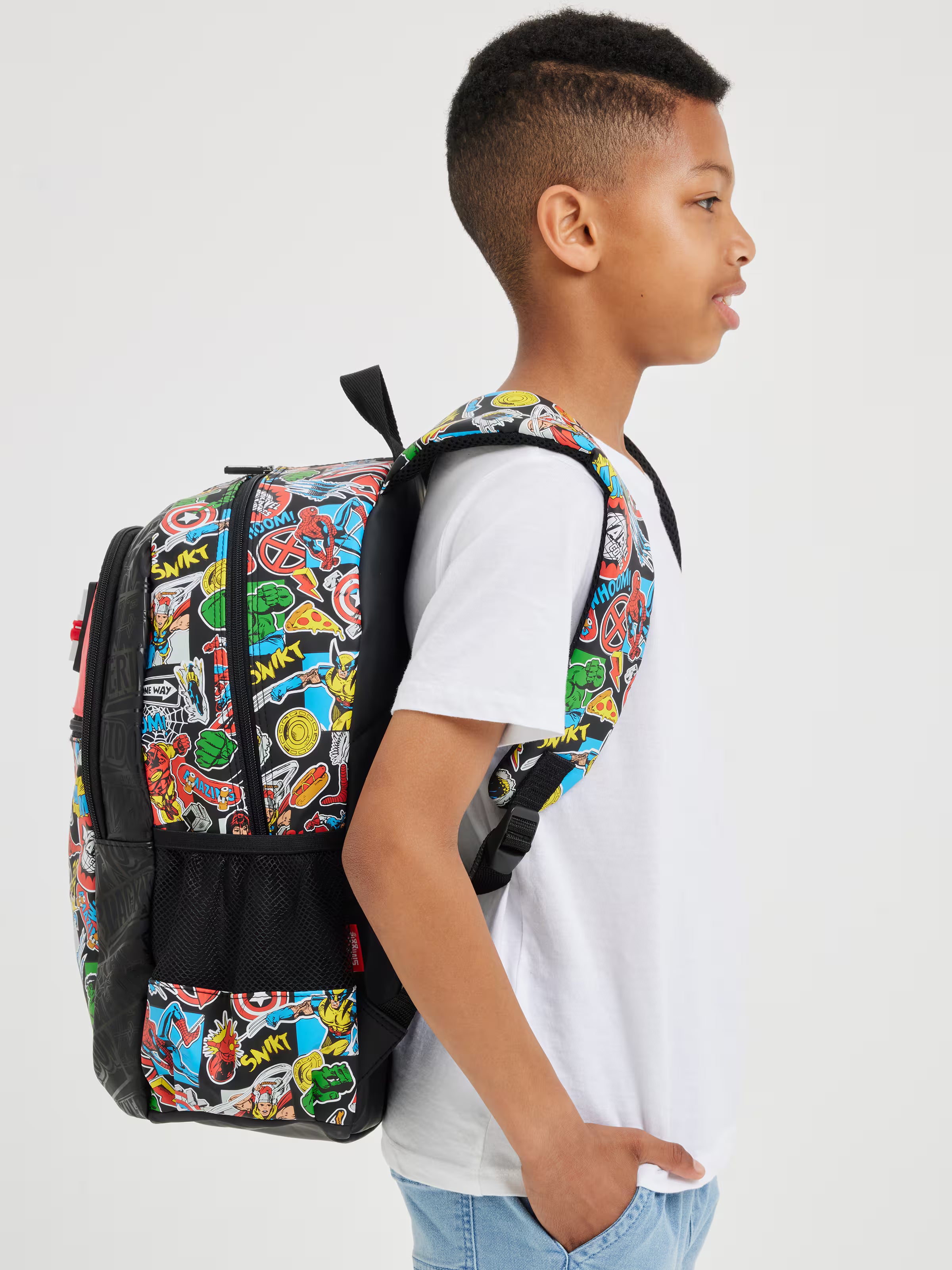 Smiggle - Marvel 4'lü Okul Çanta Seti