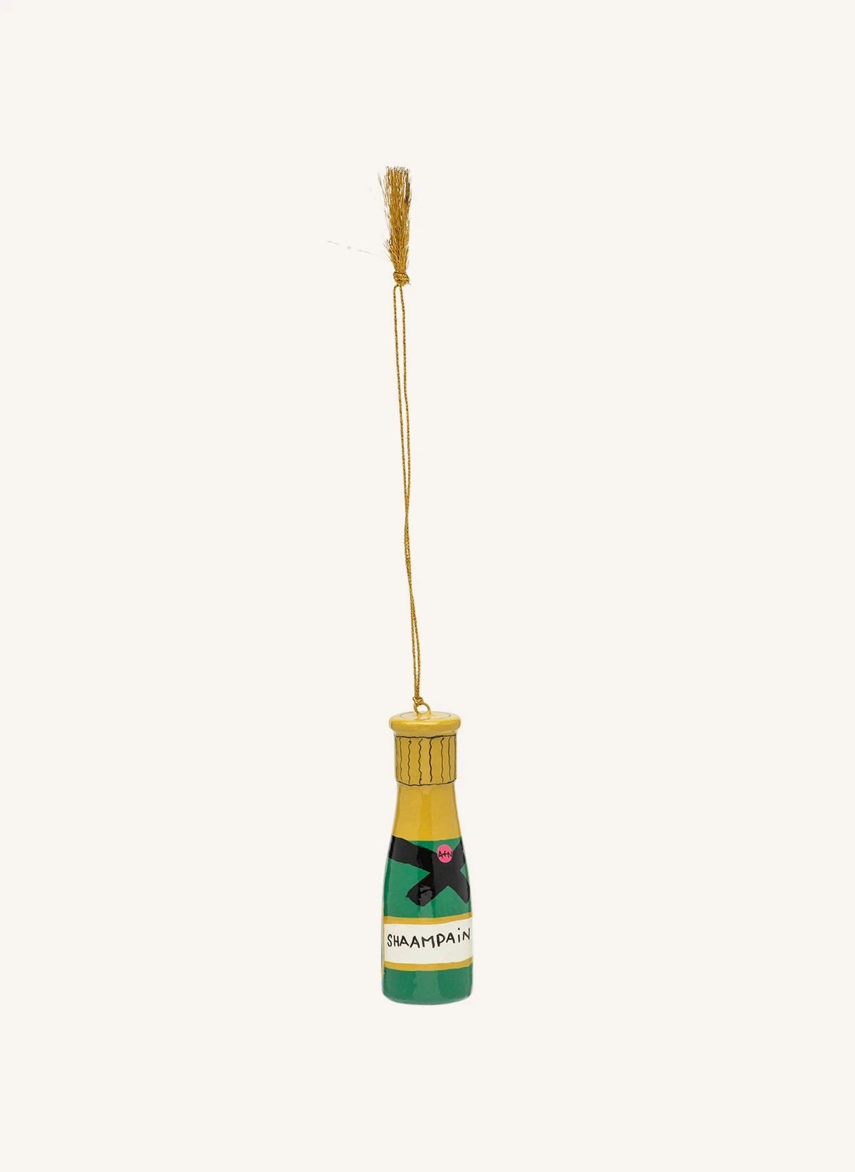 Anna + Nina - Christmas Ornament Champagne | Green