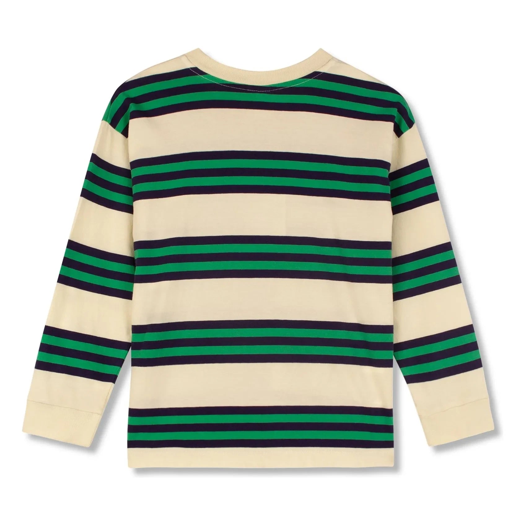 Wynken - Striped organic cotton T-shirt | Light yellow