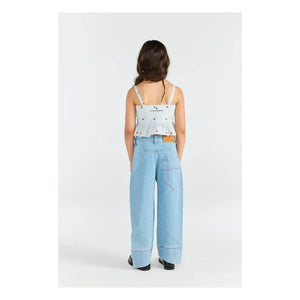 The Animals Observatory - Organic Cotton Quail Top | Light Blue
