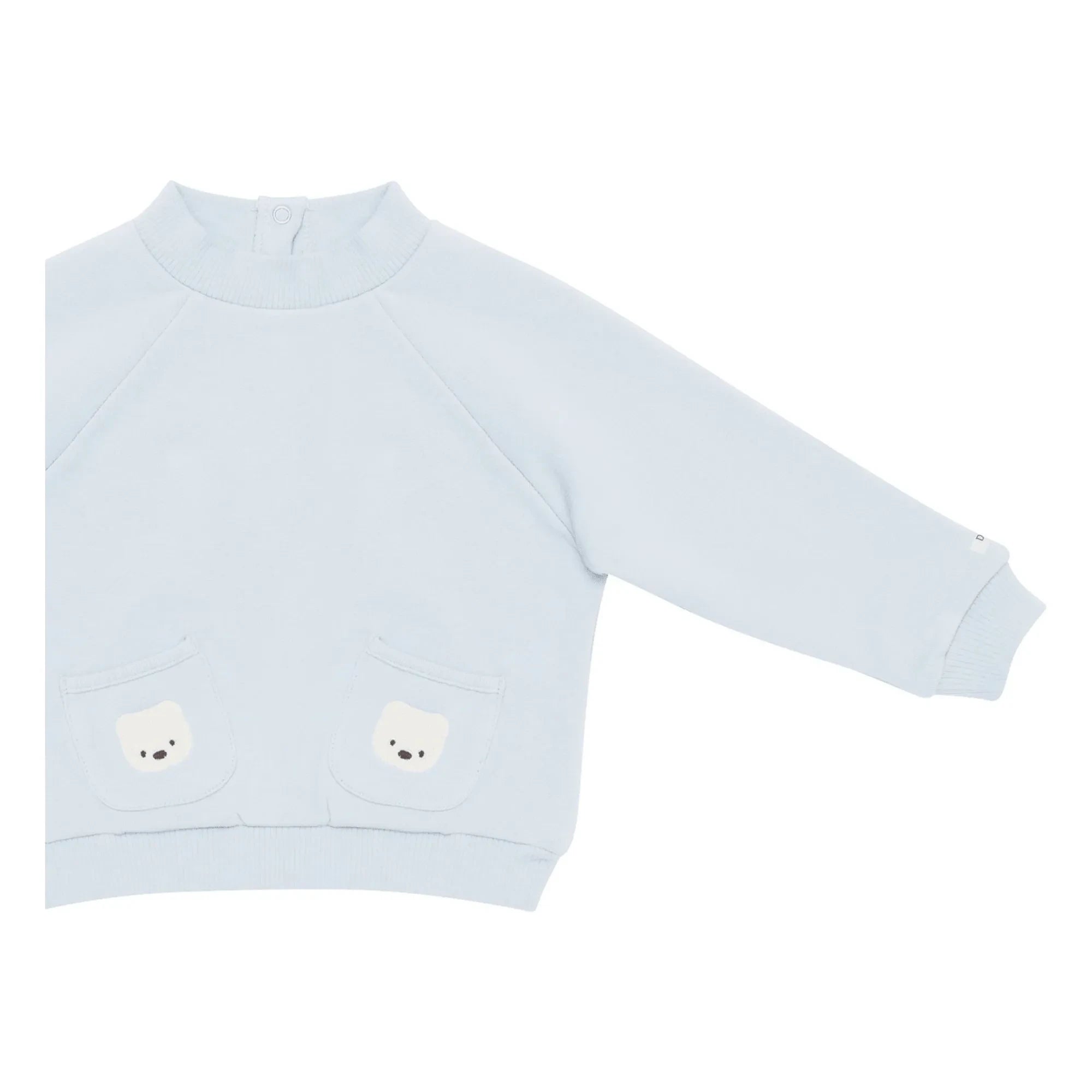 Donsje - Sweat Foppe Polar Bear Organik Pamuk | Buz Mavisi