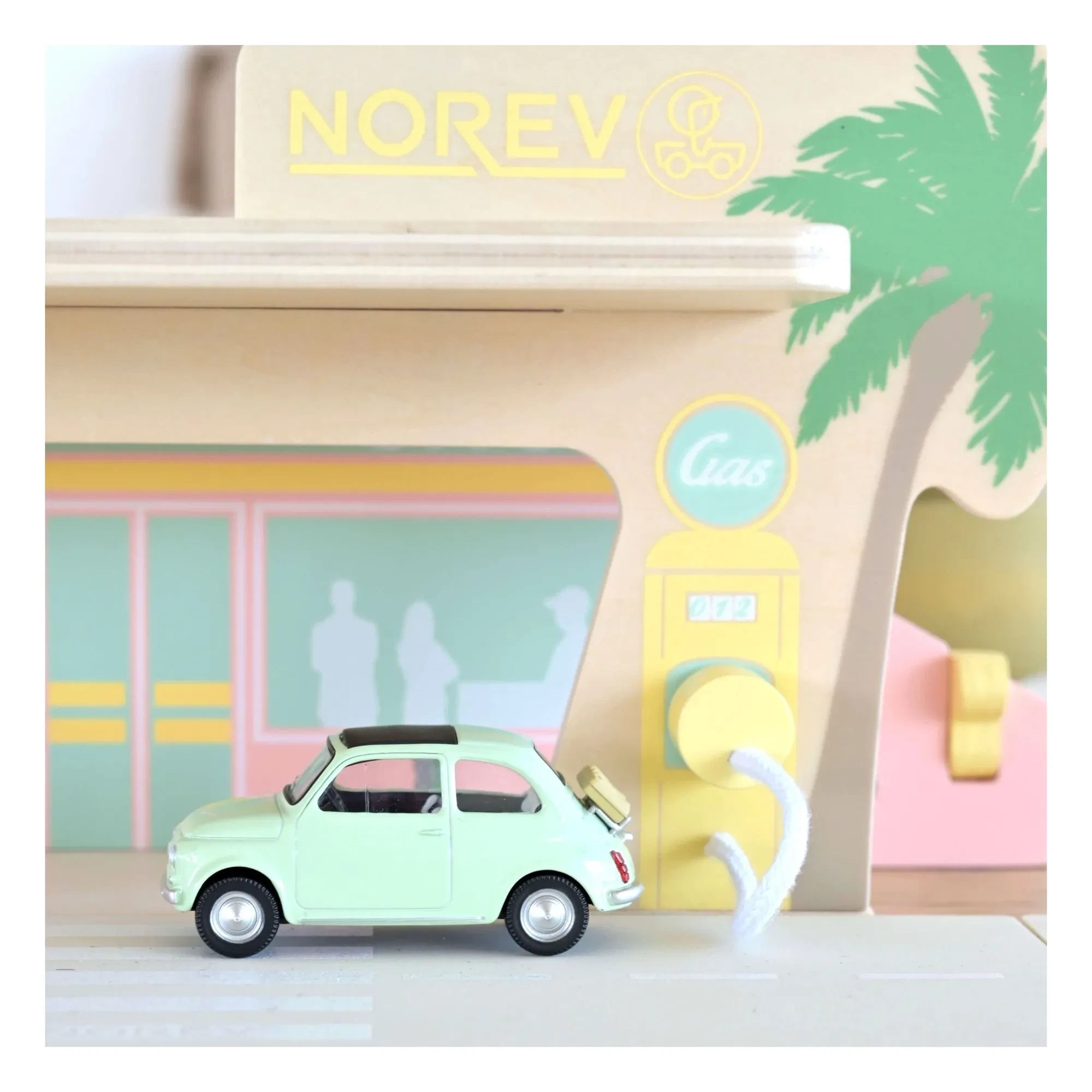 Norev - 1965 Fiat 500 araba | Yeşil