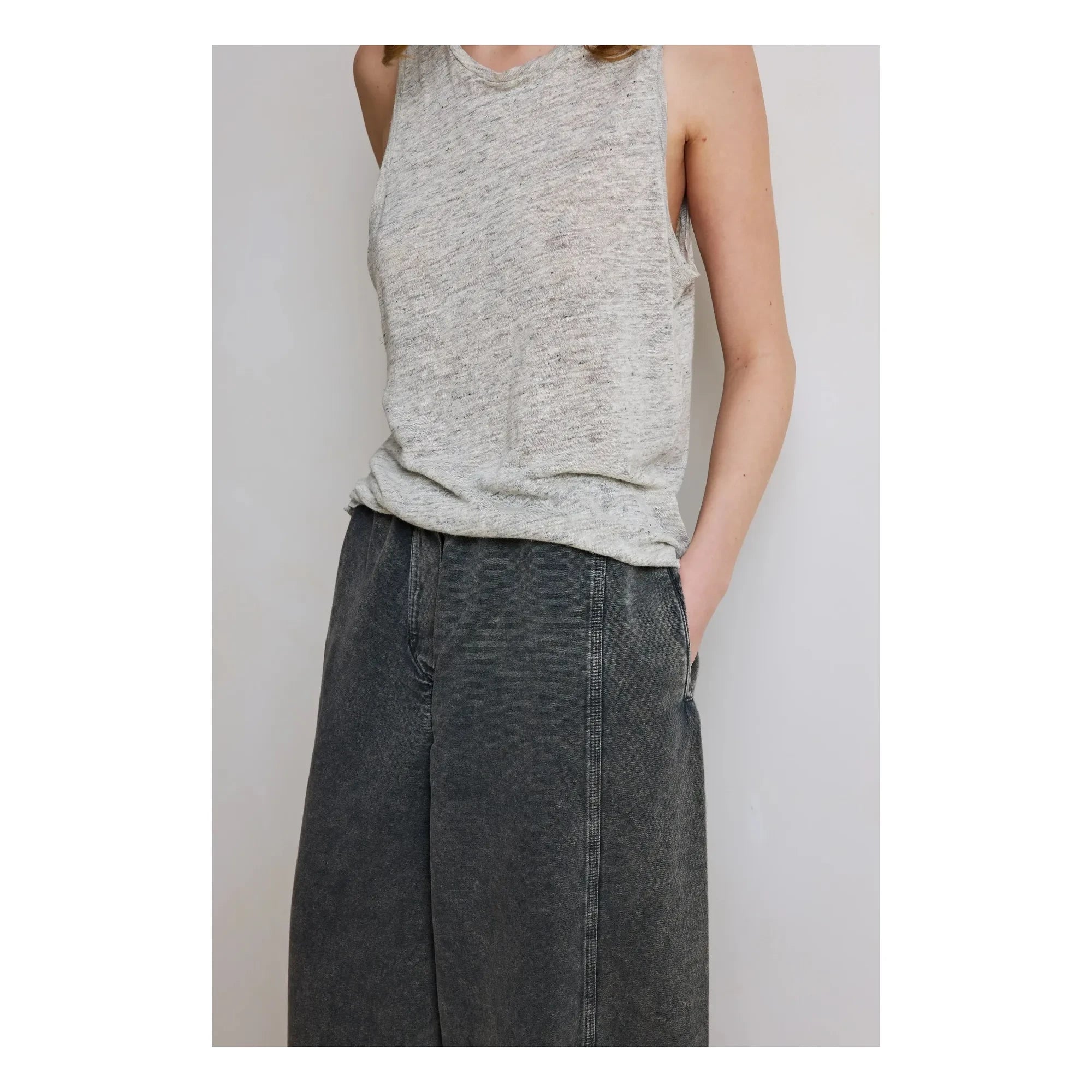 Hod - Barnabé Cotton Carrot Fit Pants | Black