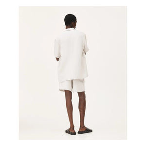 Noyoco - Orleans Linen Shirt | Light Gray