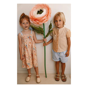 Lilinoa - Babette Fleurie Gathered Dress | Peach