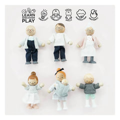 Le Toy Van - Wooden Dollhouse Family