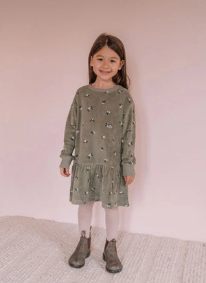Studio Bohème - Chicas Gui Organic Cotton Velvet Dress