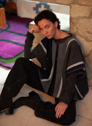 La Méricaine - Mono Wool Kimono | Gray