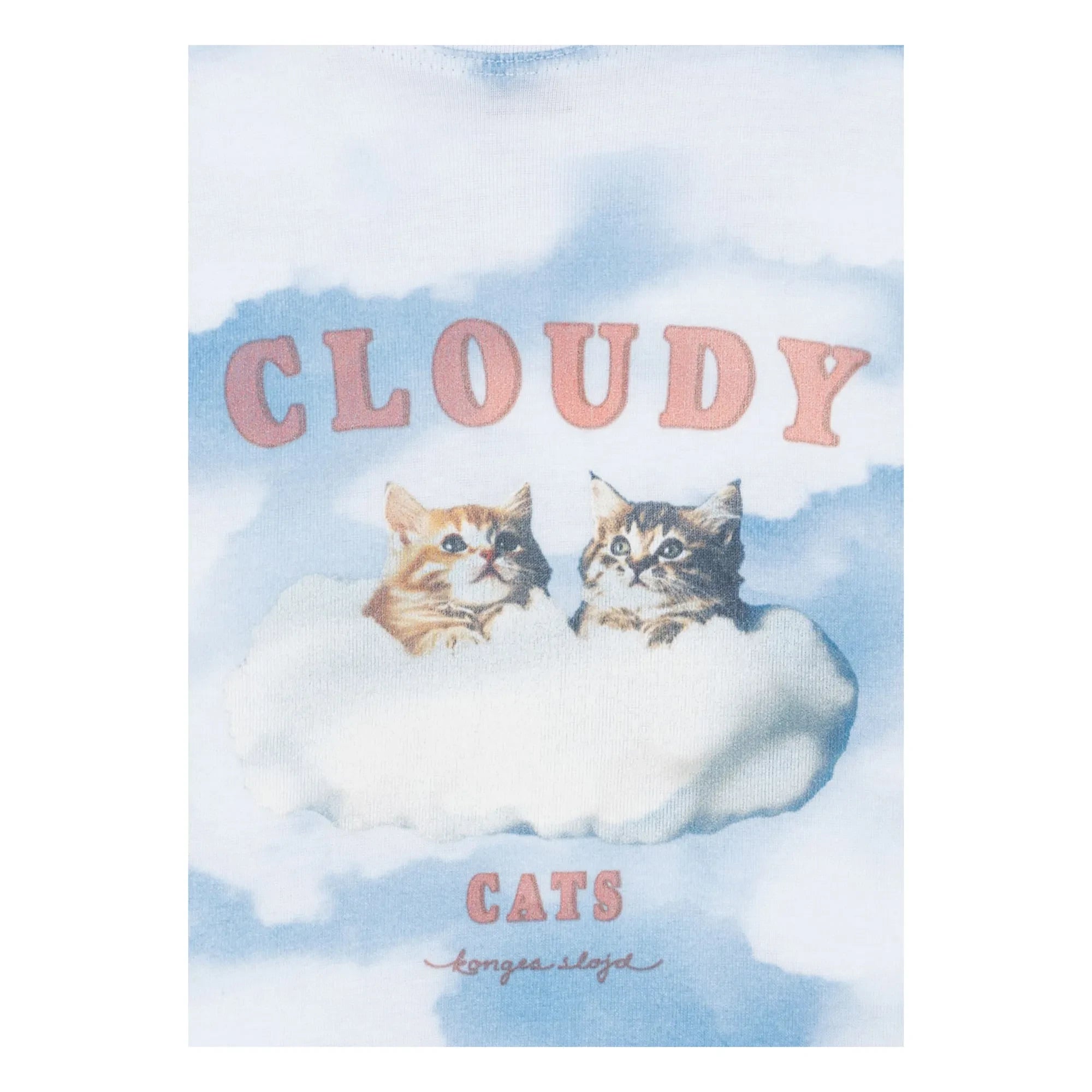Konges Sløjd - Elli Cloudy Organic Cotton T-shirt | Light blue