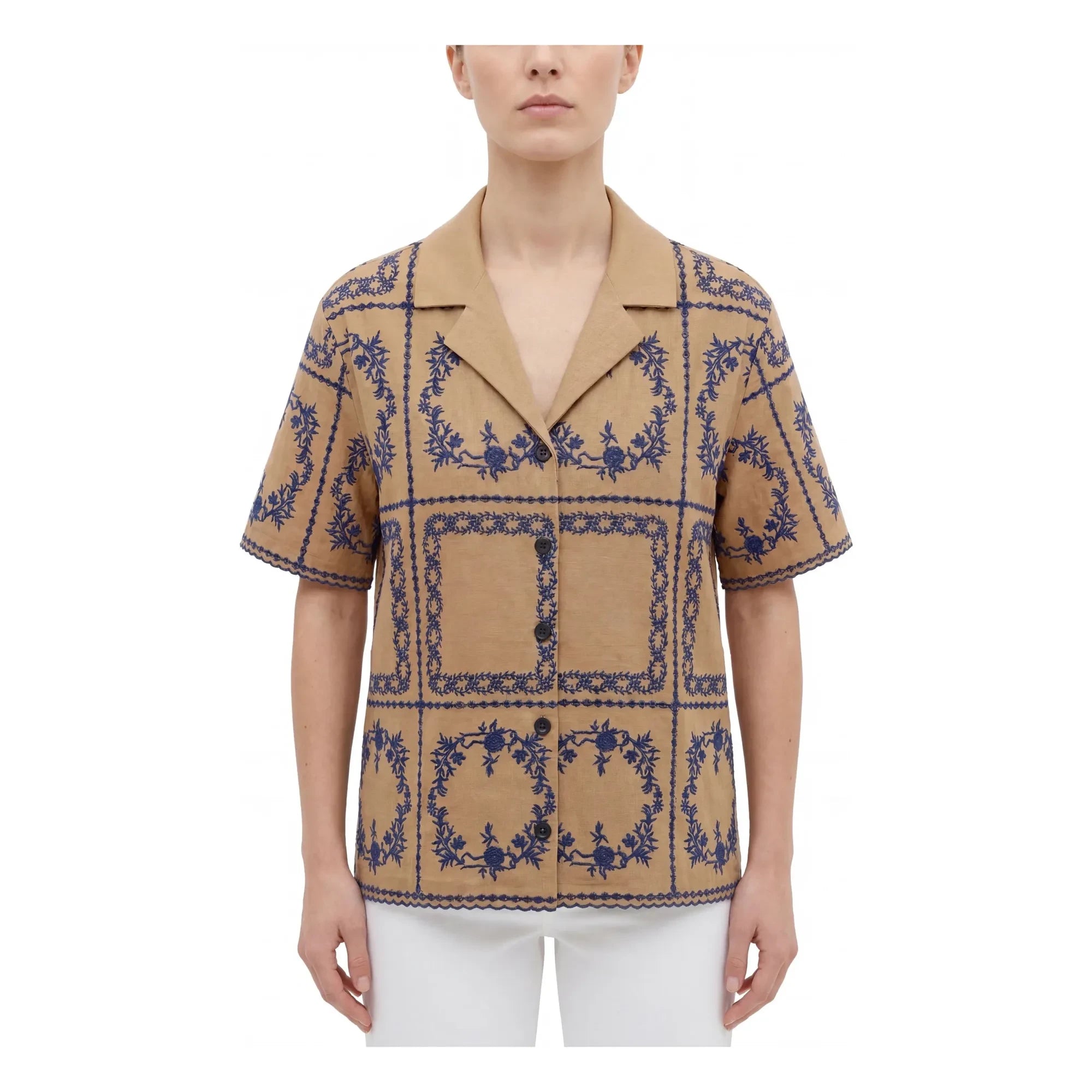 Hod - Claudel Cotton Shirt | Royal Blue