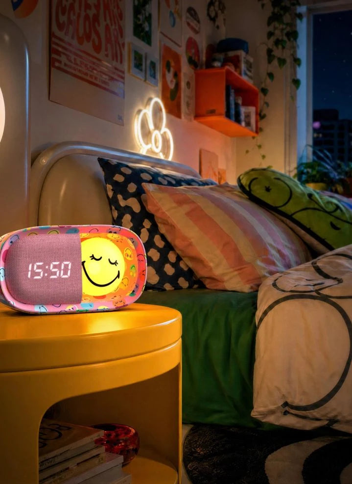 MOB - Dreamy Alarm Clock - MOB x Smiley World | Pink